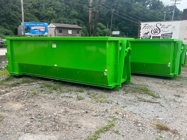 Green Dumpsters — Pittsburgh, PA — Greater Pitt Dumpster Service