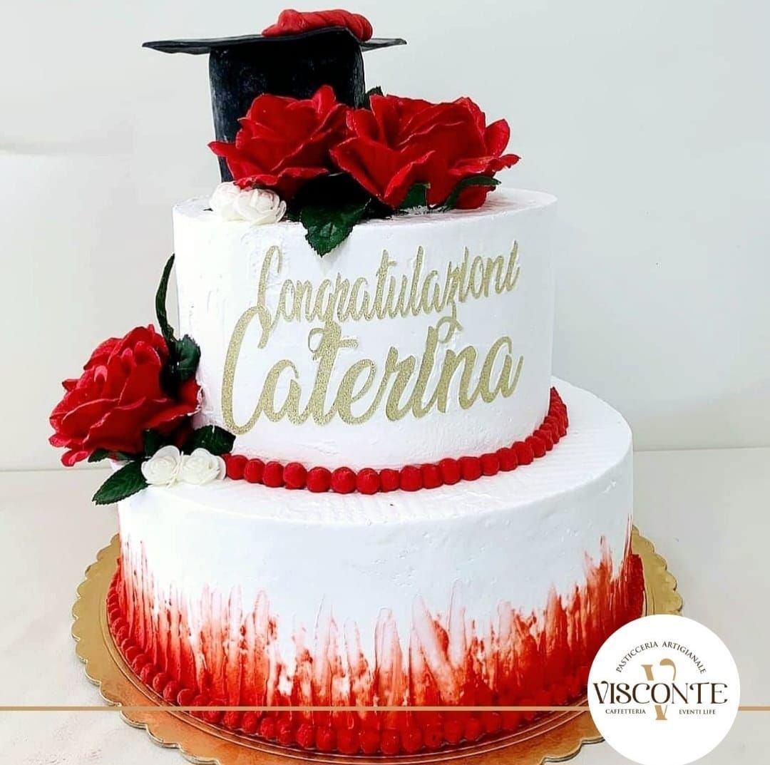 torta a piani per laurea