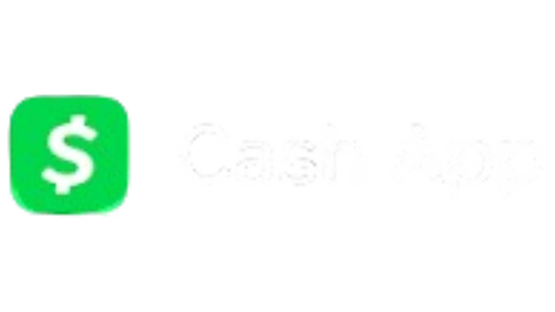 Green Cash App logo with white dollar sign on a white background