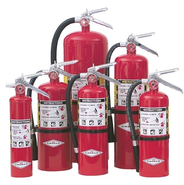 Group of Fire Extinguishers in Different Sizes — Safe Industries Group In Lake Macquarie NSW