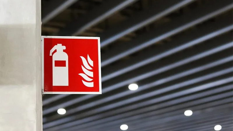 Fire Extinguishers Sign — Safe Industries Group In Lake Macquarie NSW