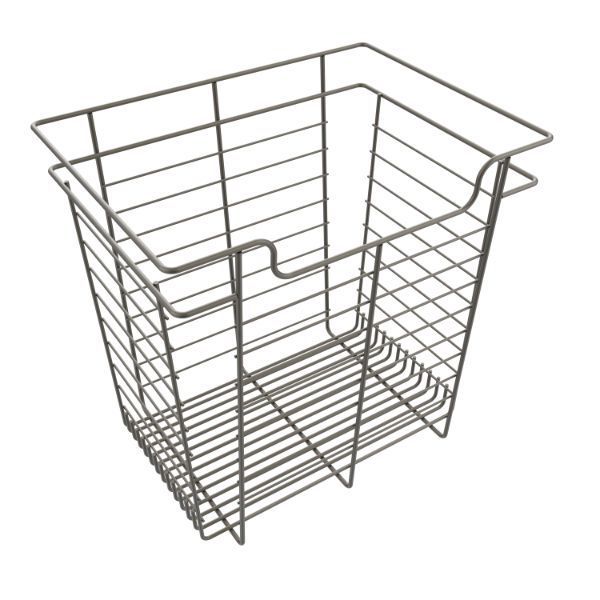 Matte Nickel Color Option for 11x18x14 Basket Organizer