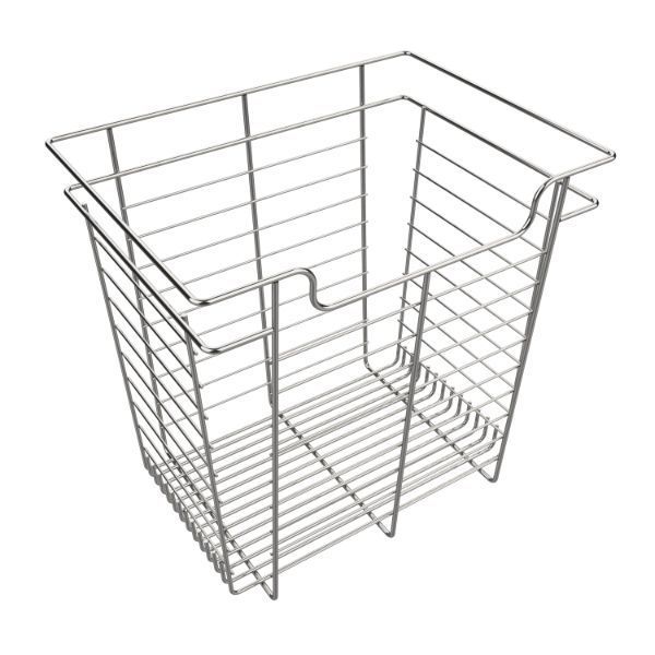 Polished Chrome Color Option for 11x18x14 Basket Organizer