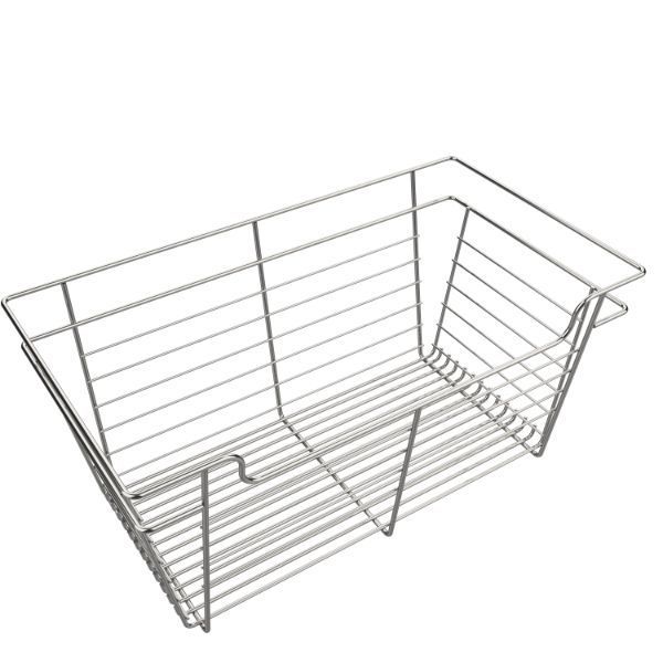 Polished Chrome Color Option for 11x24x14 Basket Organizer