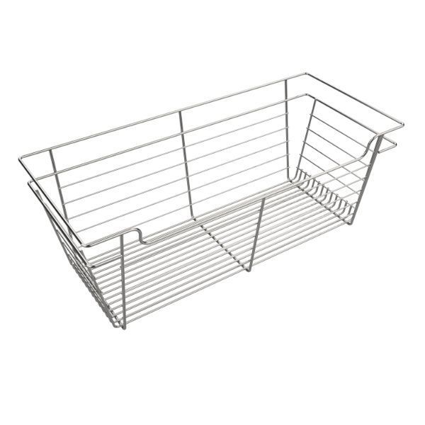 Polished Chrome Color Option for 11x30x14 Basket Organizer