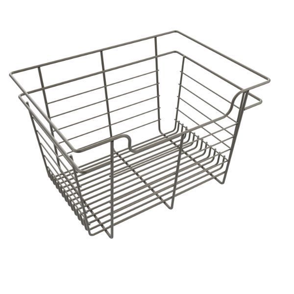 Matte Nickel Color Option for 17x18x14 Basket Organizer