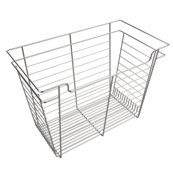 Polished Chrome Color Option for 17x24x14 Basket Organizer