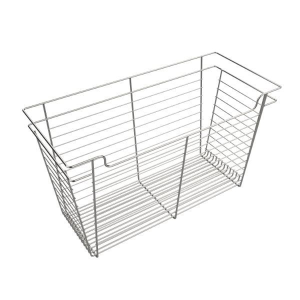 Polished Chrome Color Option for 17x30x14 Basket Organizer