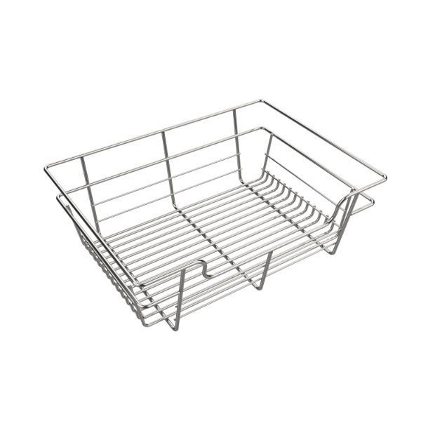 Polished Chrome Color Option for 6x18x14 Basket Organizer