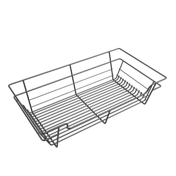 Matte Black Color Option for 6x24x14 Basket Organizer