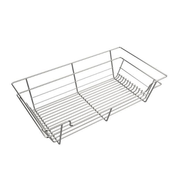 Polished Chrome Color Option for 6x24x14 Basket Organizer