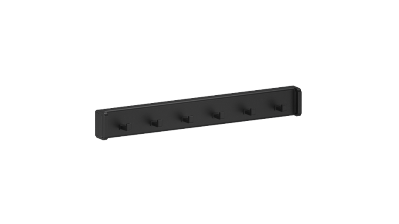 Matte Black Color Option for Belt Rack