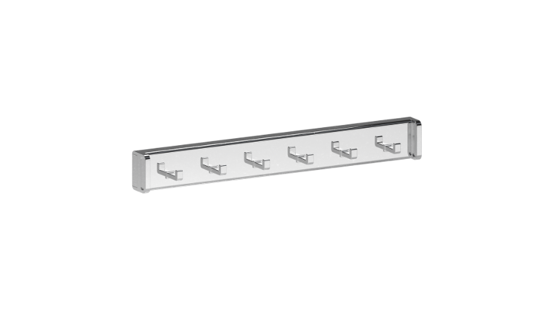 Polished Chrome Color Option for Belt Rack