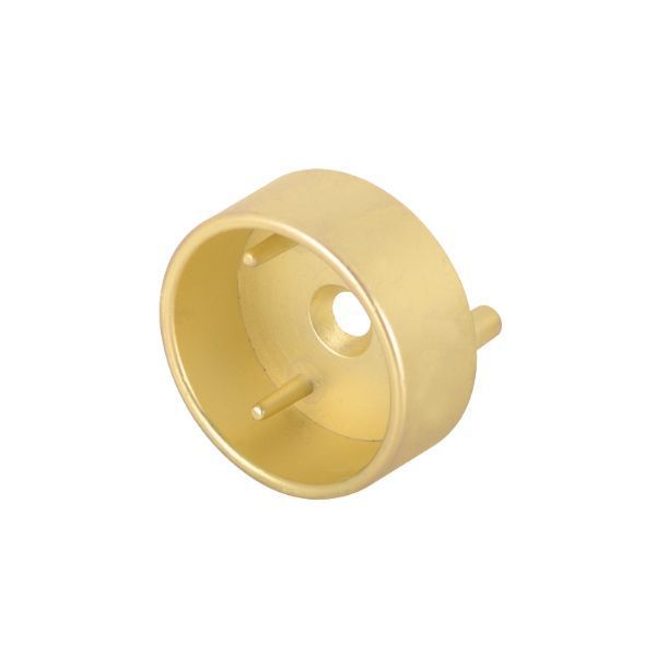 Matte Brass Color Option for Closet Rod Closed Cap