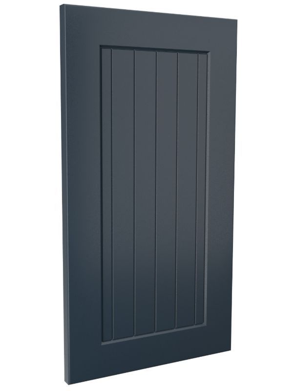 Bead Board Door Front Style Option With Navy Finish