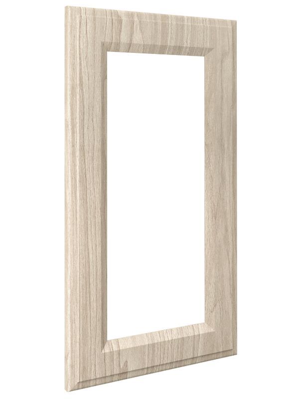 Glass Raised Panel Door Front Style Option With Marquette Finish