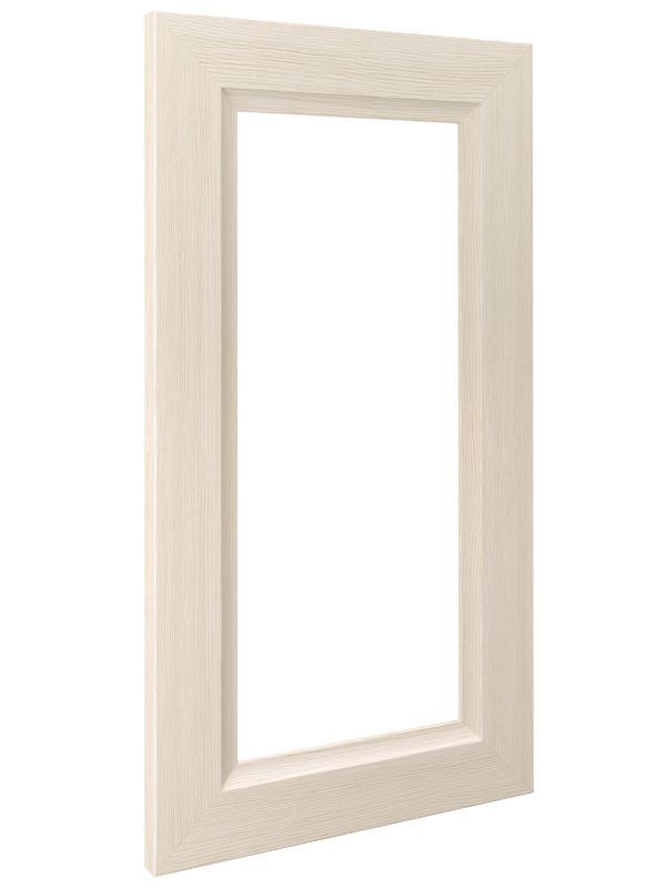 Glass Revere Door Front Style Option With Morning Mist Finish