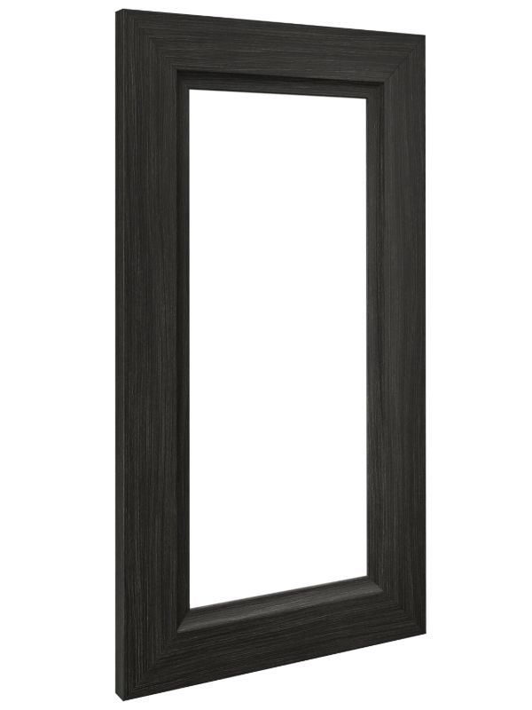 Glass Revere Door Front Style Option With Ore Finish