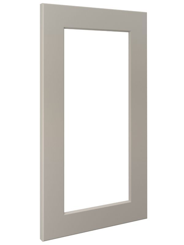 Glass Shaker Door Front Style Option With Breakwater Finish