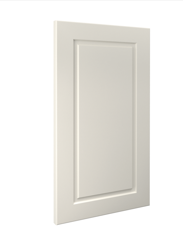 Modern Raised Door Front Style Option With Arctic White Finish