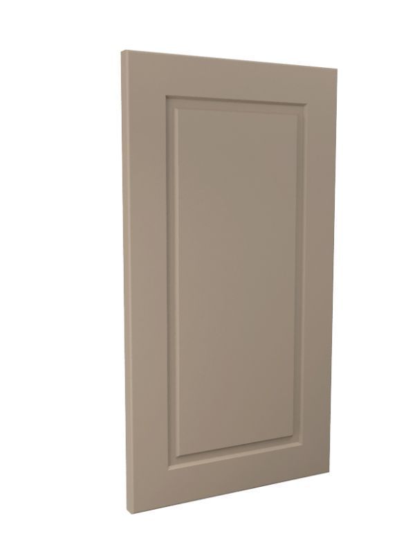 Modern Raised Door Front Style Option With Bed Rock Finish
