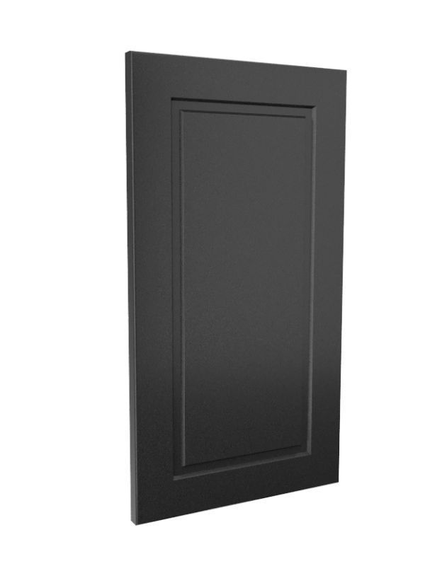 Modern Raised Door Front Style Option With Charcoal Finish