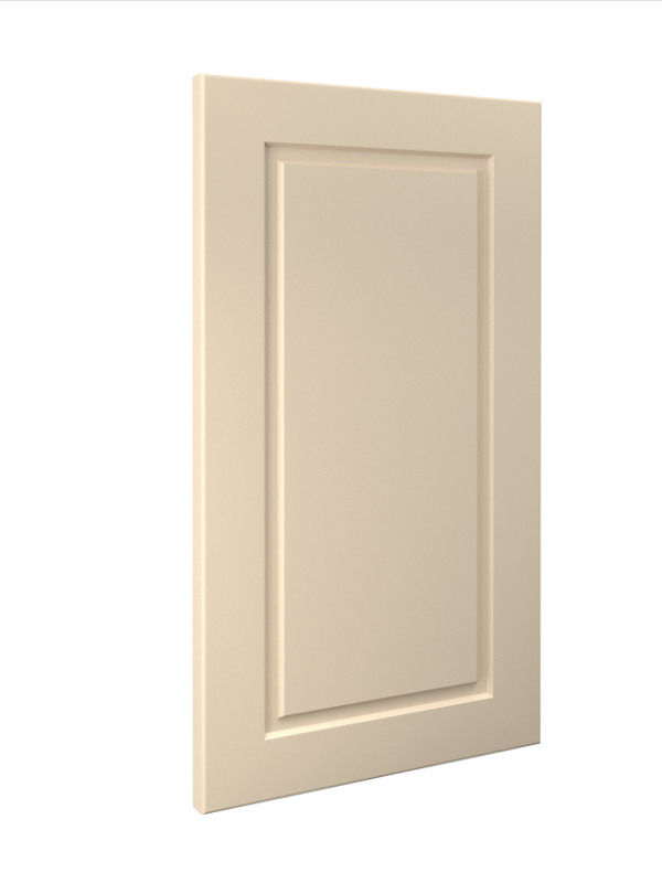 Modern Raised Door Front Style Option With Eggshell Ivory Finish