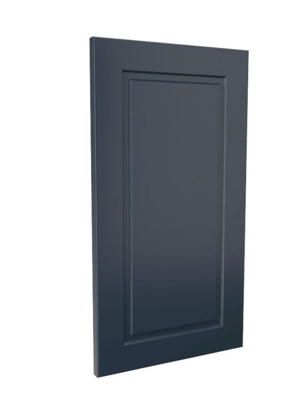 Modern Raised Door Front Style Option With Navy Finish