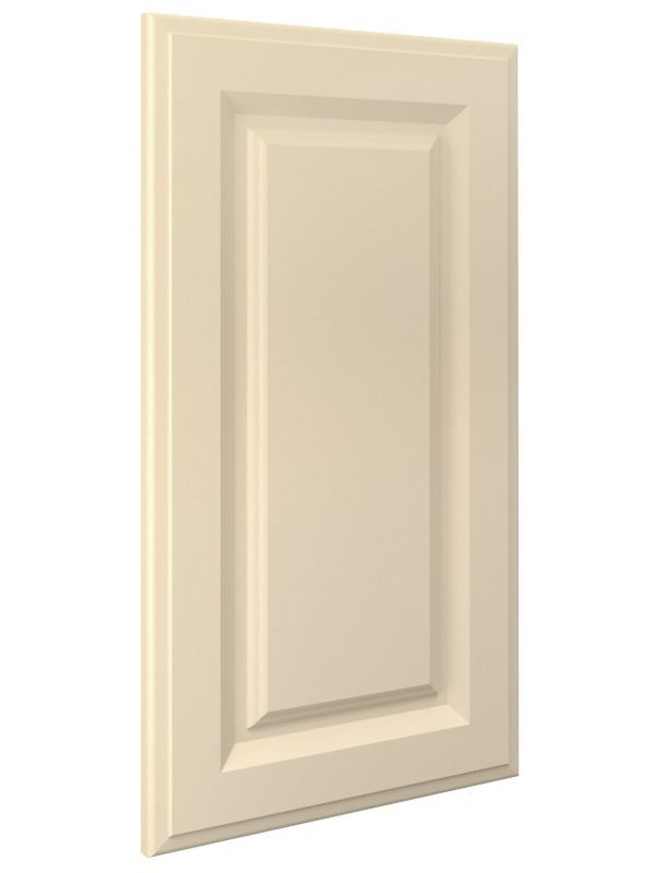 Raised Panel Door Front Style Option With Eggshell Ivory Finish