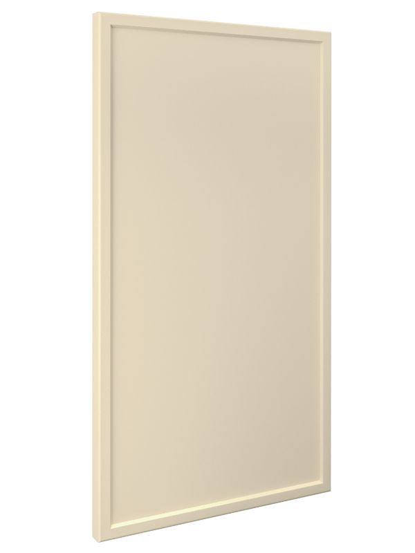 Slim Shaker Door Front Style Option With Eggshell Ivory Finish