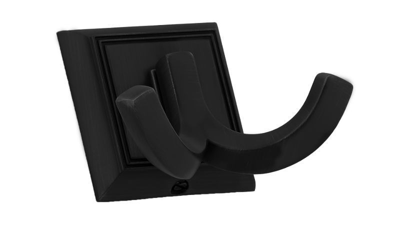 Matte Black Color Option for Double Hook