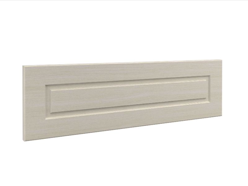 Modern Raised Panel Drawer Front Style Option With Morning Mist Finish