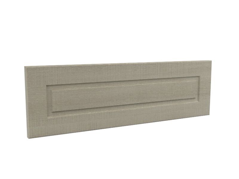 Modern Raised Panel Drawer Front Style Option With River Rock Finish