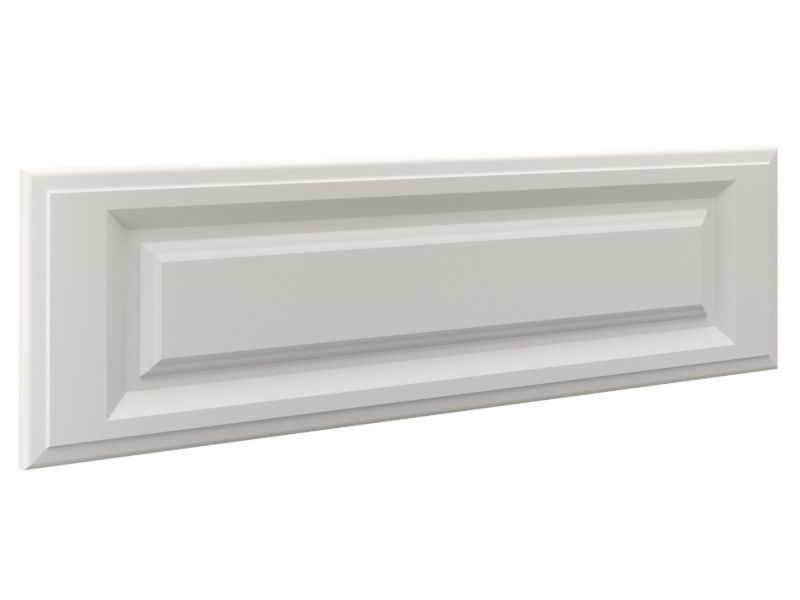 Raised Panel Drawer Front Style Option With Matte Soft Snowdrift Finish