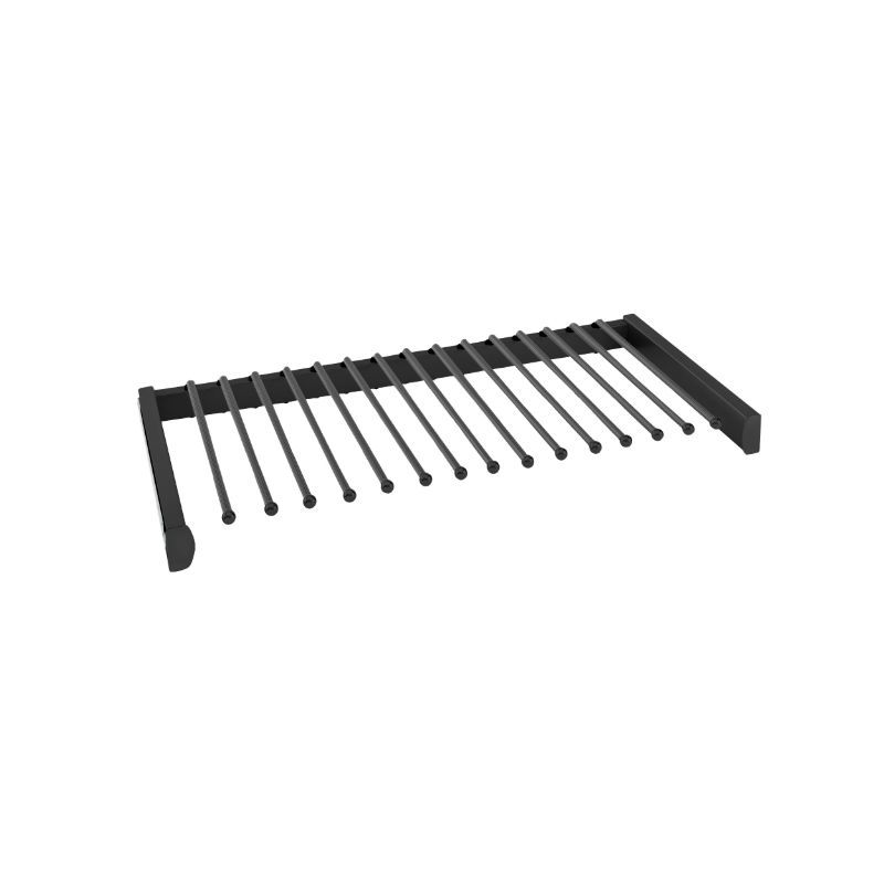 Matte Black Color Option for 30 inches Pants Rack