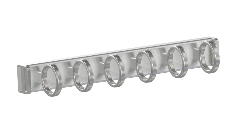 Matte Nickel Color Option for Scarf Holder