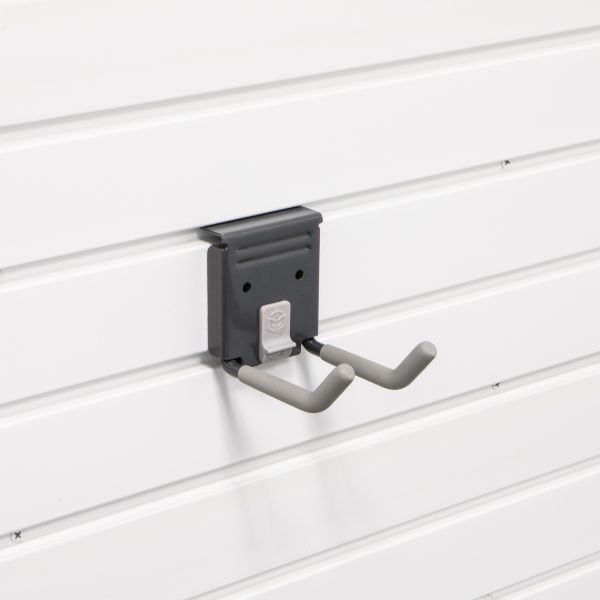 4 Inch Double Hook Accessory for Garage Slatwall