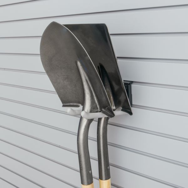 8 Inch Double Hook with Props Accessory for Garage Slatwall