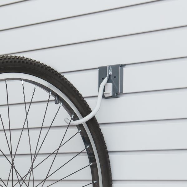 Bike Hook with Props Accessory for Garage Slatwall