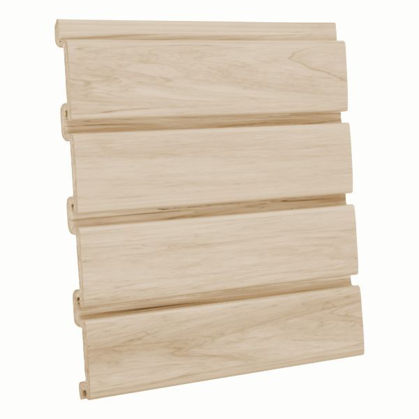 Maple Color Option for Garage Slatwall