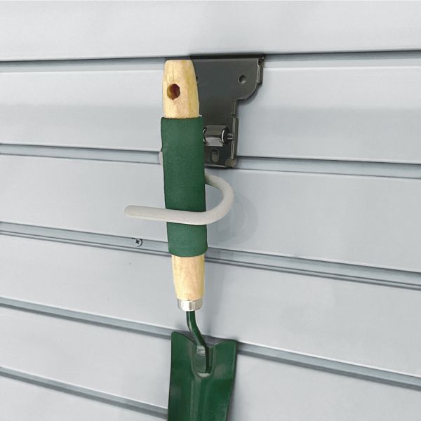 S Hook with Props Accessory for Garage Slatwall
