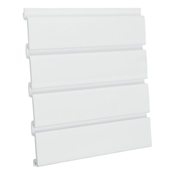 White Color Option for Garage Slatwall