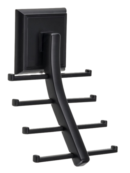 Matte Black Color Option for Tie Hook