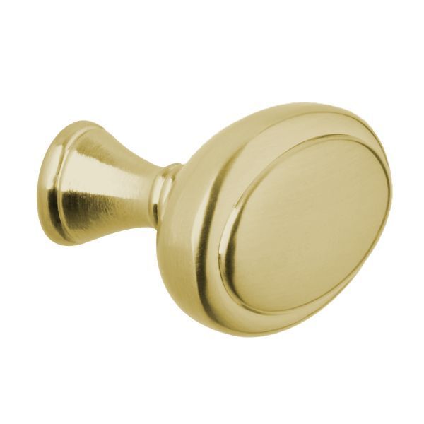 Matte Brass Color Option for Tradition Oval Style Knob