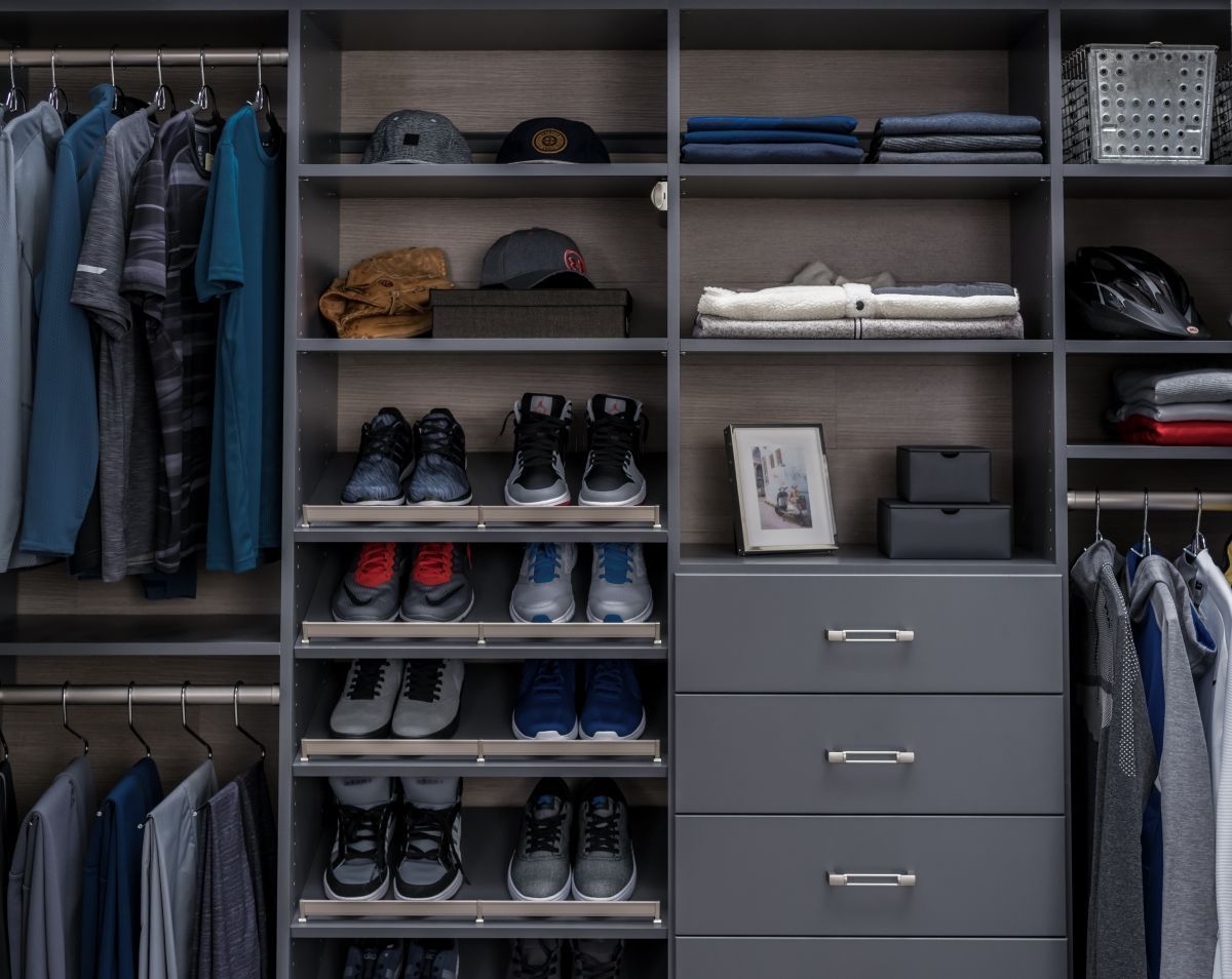 Reach In Custom Closet System