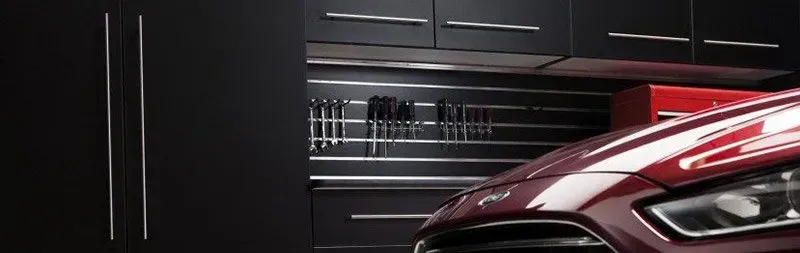 Custom Garage Workbench and Cabinets