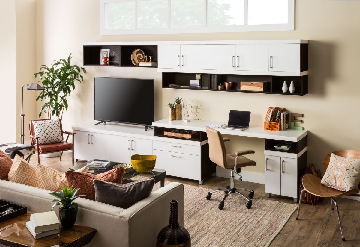 Custom Home Office Cabinet System