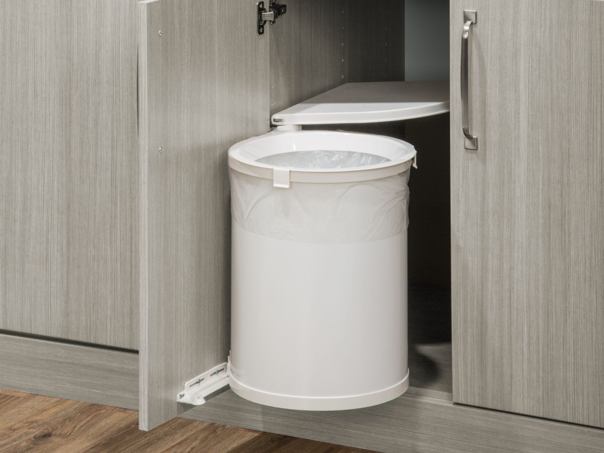 Pivot Out Trash Bin