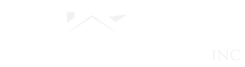 Logo for W Inc. featuring a stylized "W" shape with a roofline, and the word "INC" to the right.