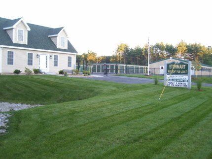 view of Raymond facility with Stormart sign out front